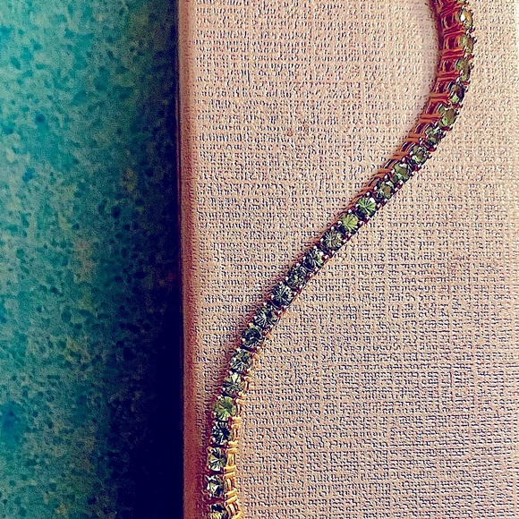 Tsavorite Garnet Tennis Bracelet Vermeil YG Over Sterling Silver8.10 ctw - Picture 4 of 6